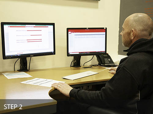 ac gold office - man at a desk